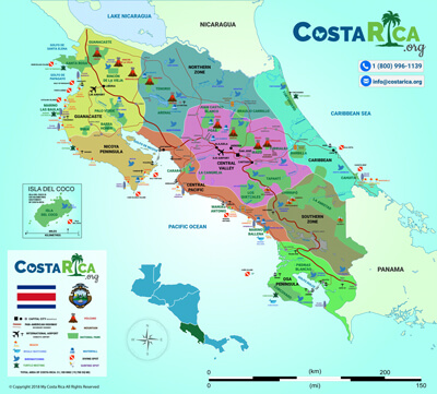 costa rican map