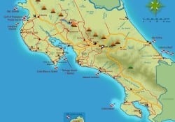 Costa Rica Map