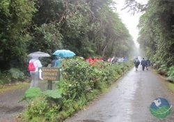 Poas Volcano Entrance