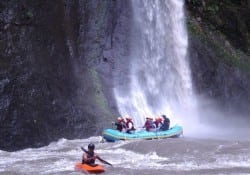 Sarapiqui River Rafting Waterfall