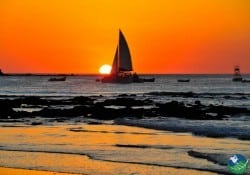 Sunset Sailing and Snorkeling Cruise in Tamarindo with Marlin del Rey