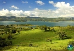 land in Costa Rica. lake Arenal