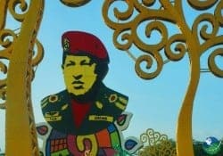 Managua Chavez sign