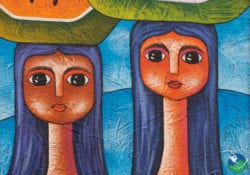 Women carrying things on head