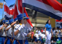 Independance day in Costa Rica