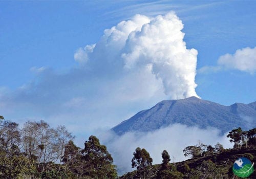 Turrialba Volcano Eruption