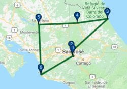 Puntos de observación de aves en Costa Rica