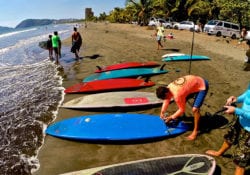 People Surfing in Jaco