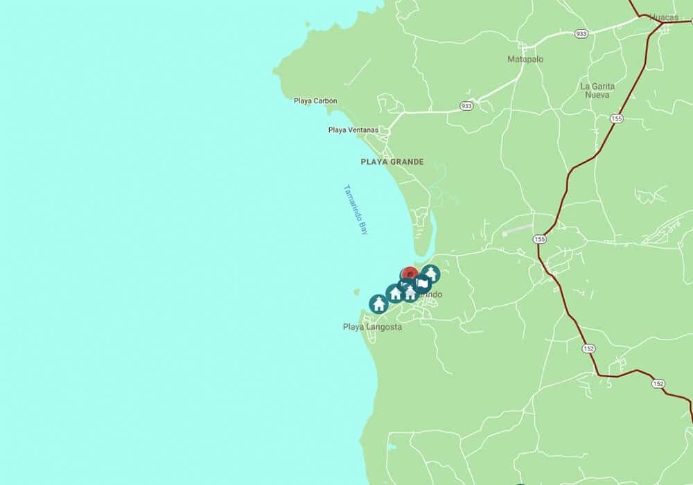 Tamarindo Map